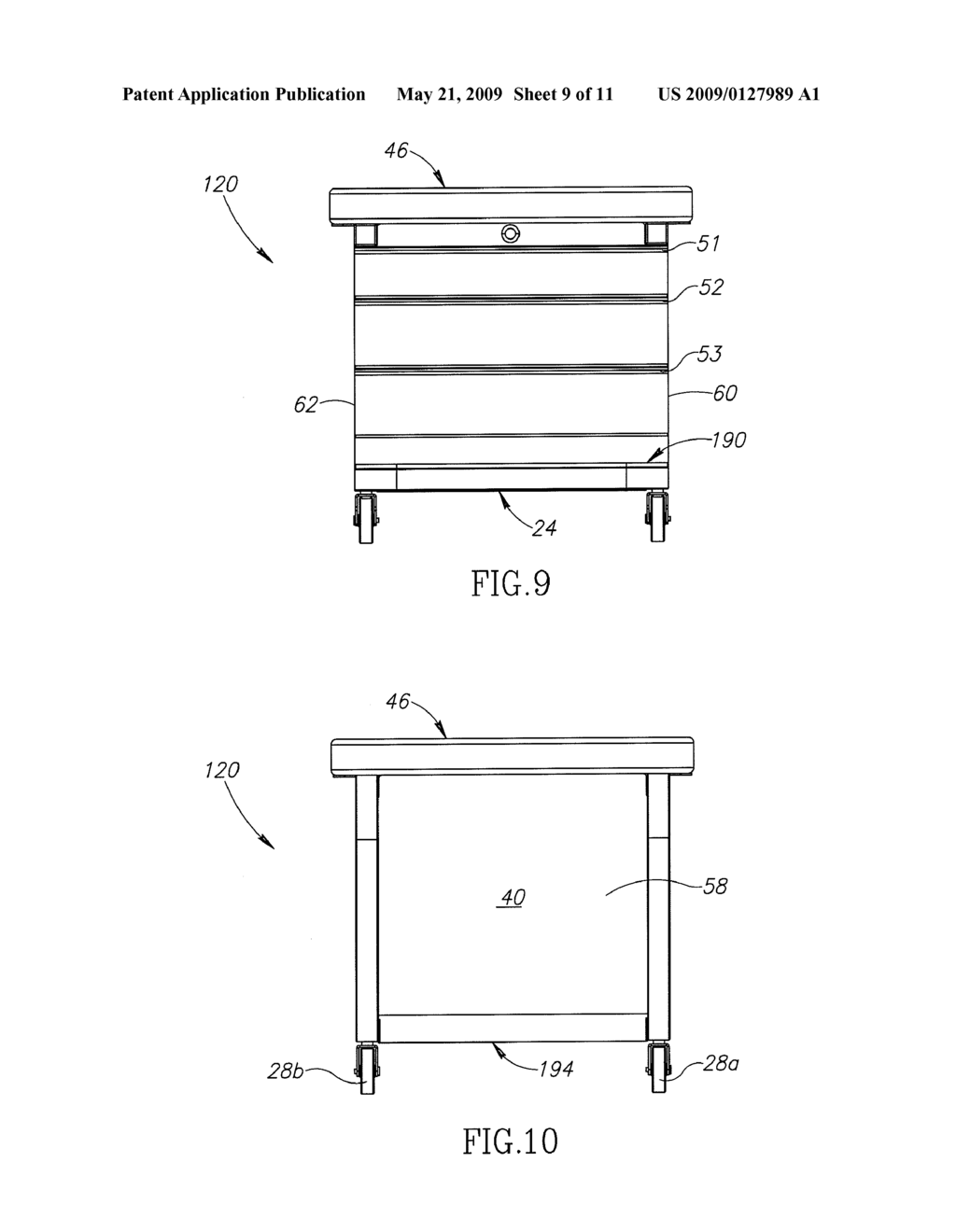 Tool Chest Creeper Seat With Trays - diagram, schematic, and image 10