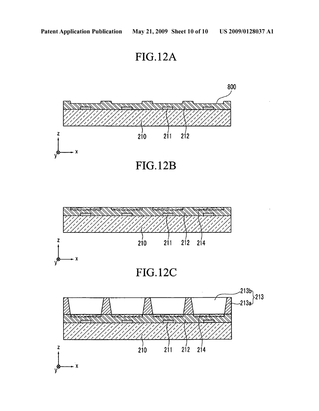 Plasma display panel and manufacturing method of same - diagram, schematic, and image 11
