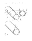 Light-emitting discharge tube, method of fabricating the same, and protective film forming apparatus diagram and image