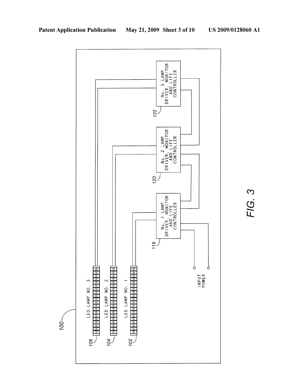 Extended Life LED Fixture with Central Controller and Multi-Chip LEDS - diagram, schematic, and image 04