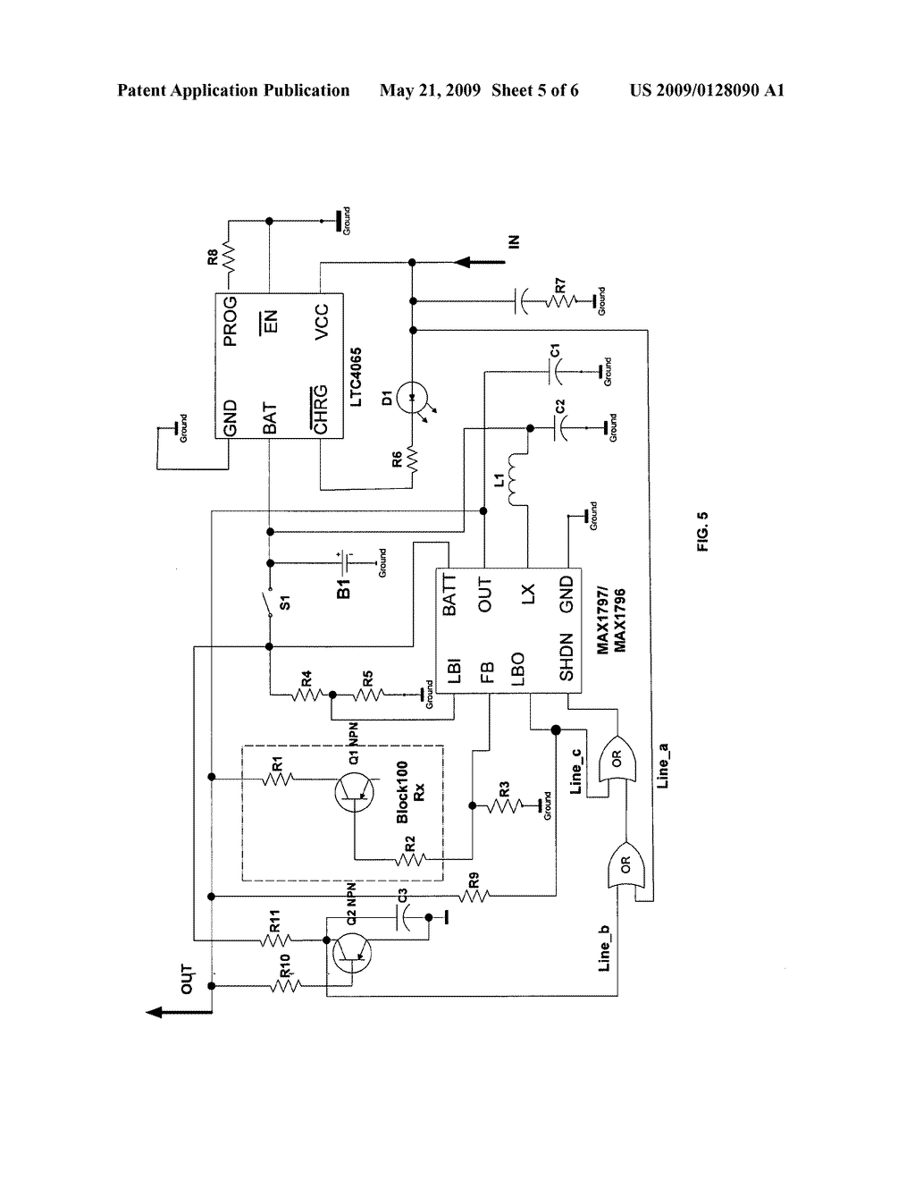 Portable charger for consumer electronic devices - diagram, schematic, and image 06