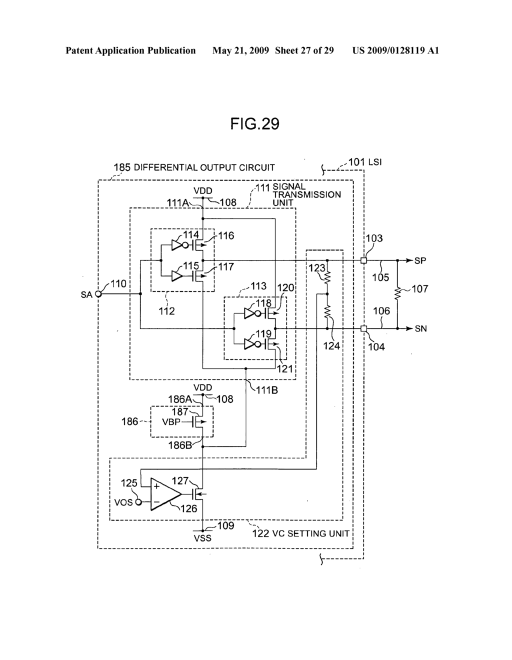 DIFFERENTIAL OUTPUT CIRCUIT - diagram, schematic, and image 28