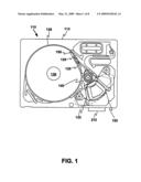 Media defect removal in disk drive head testing diagram and image