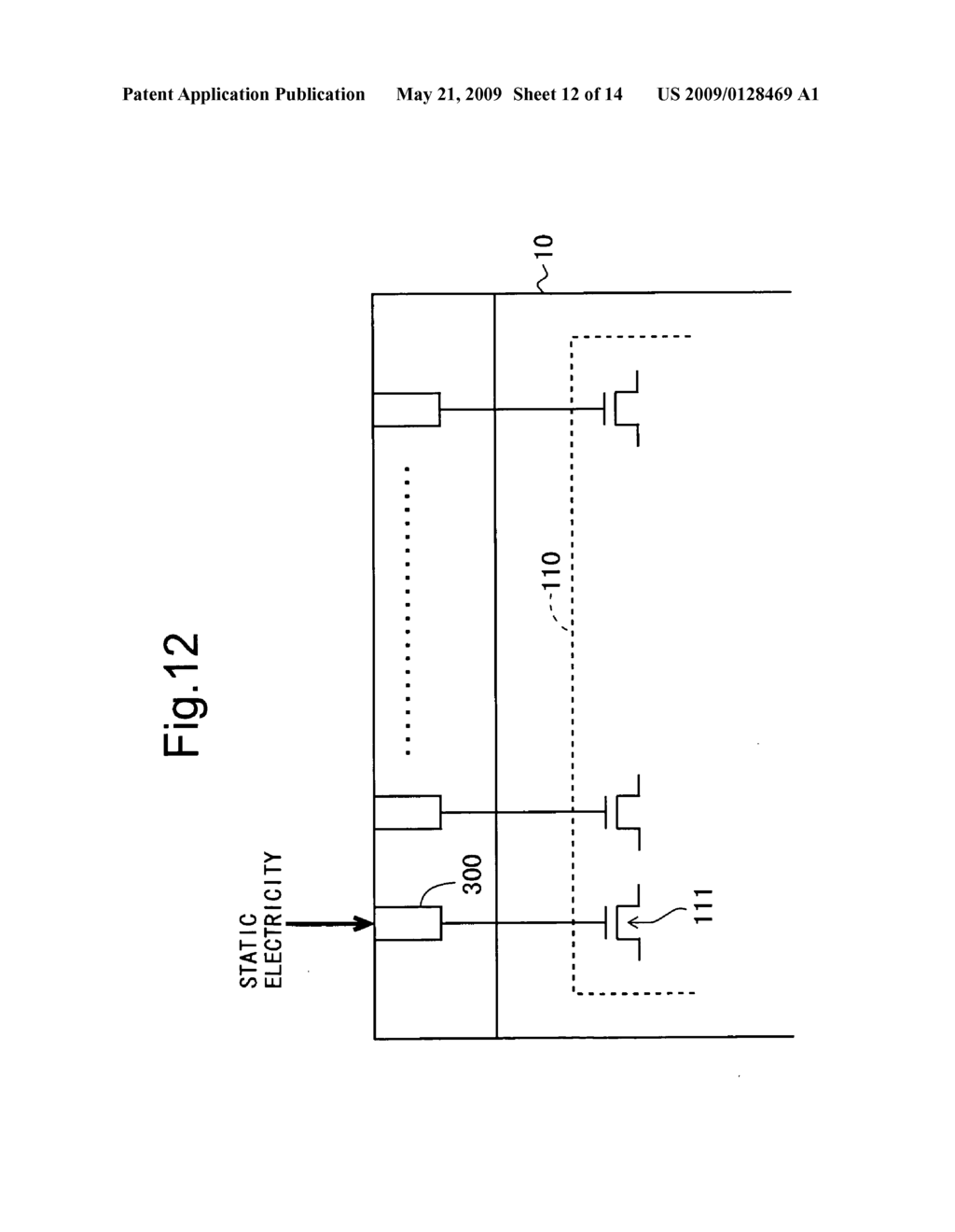 Display Device and Electronic Device Provided with Same - diagram, schematic, and image 13