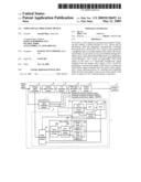 Video signal processing device diagram and image