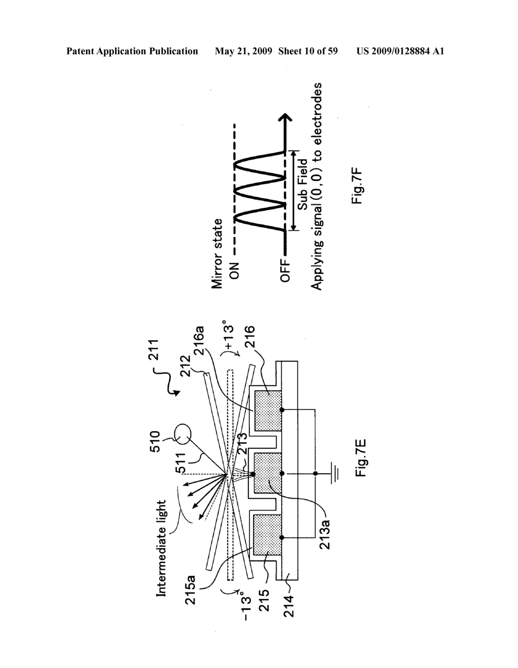 Spatial light modulator implemented with a mirror array device - diagram, schematic, and image 11