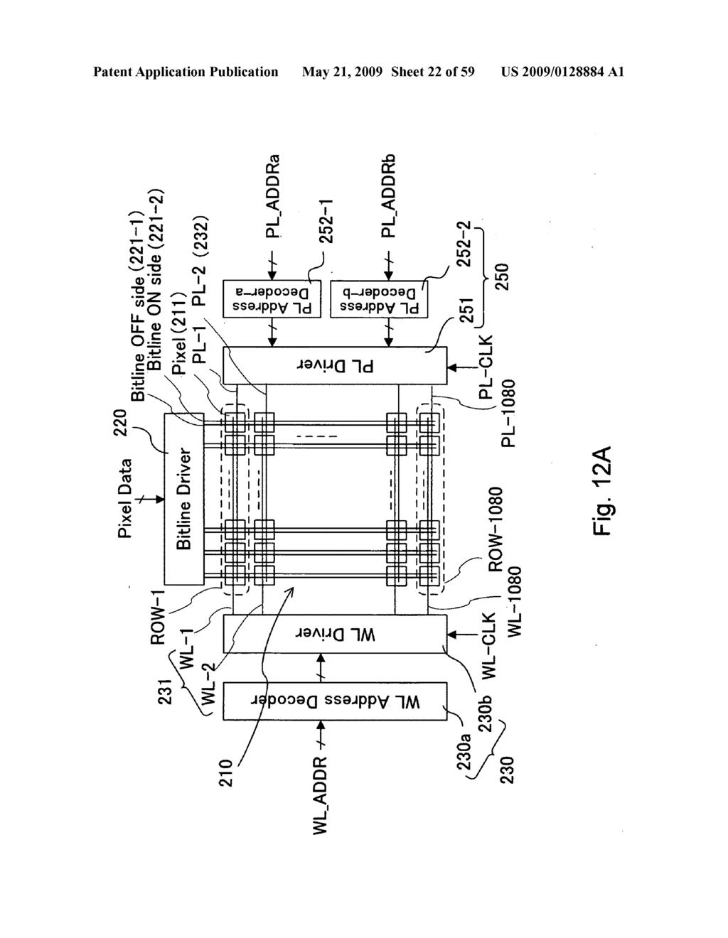 Spatial light modulator implemented with a mirror array device - diagram, schematic, and image 23