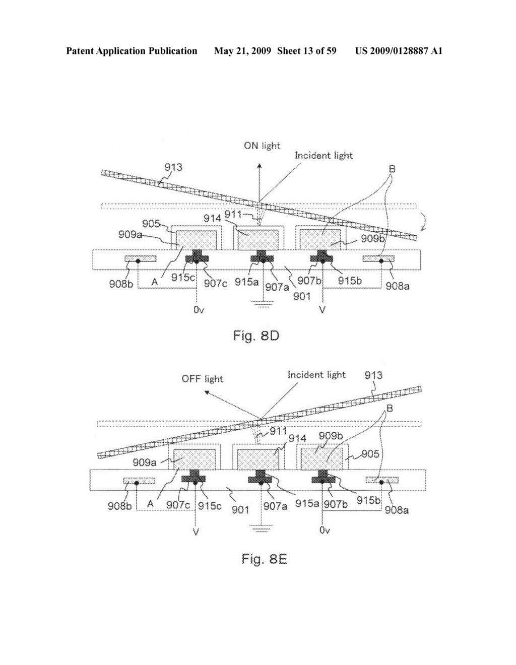 Spatial light modulator and mirror array device - diagram, schematic, and image 14