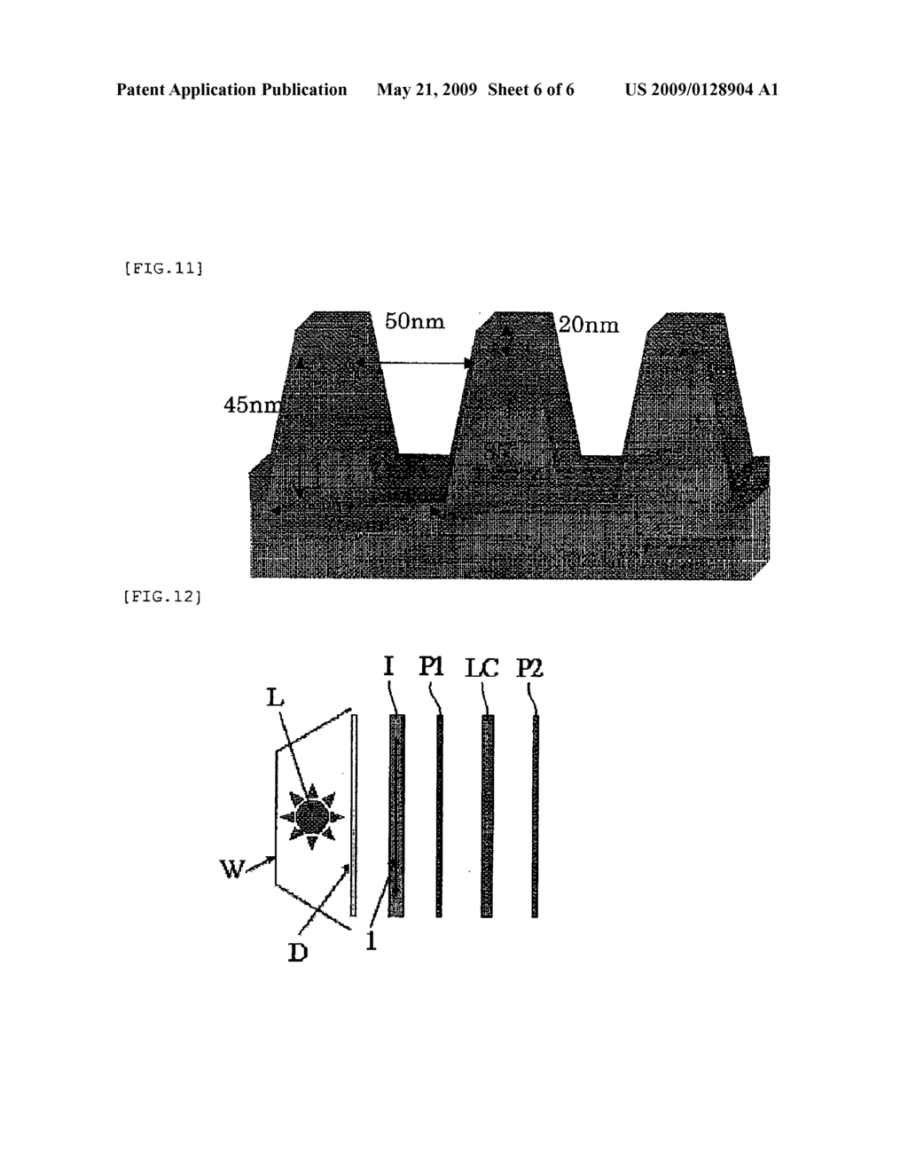 Grid polarizing film, method for producing the film, optical laminate, method for producing the laminate, and liquid crystal display - diagram, schematic, and image 07