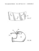 Visors and rearview mirrors for helmets diagram and image