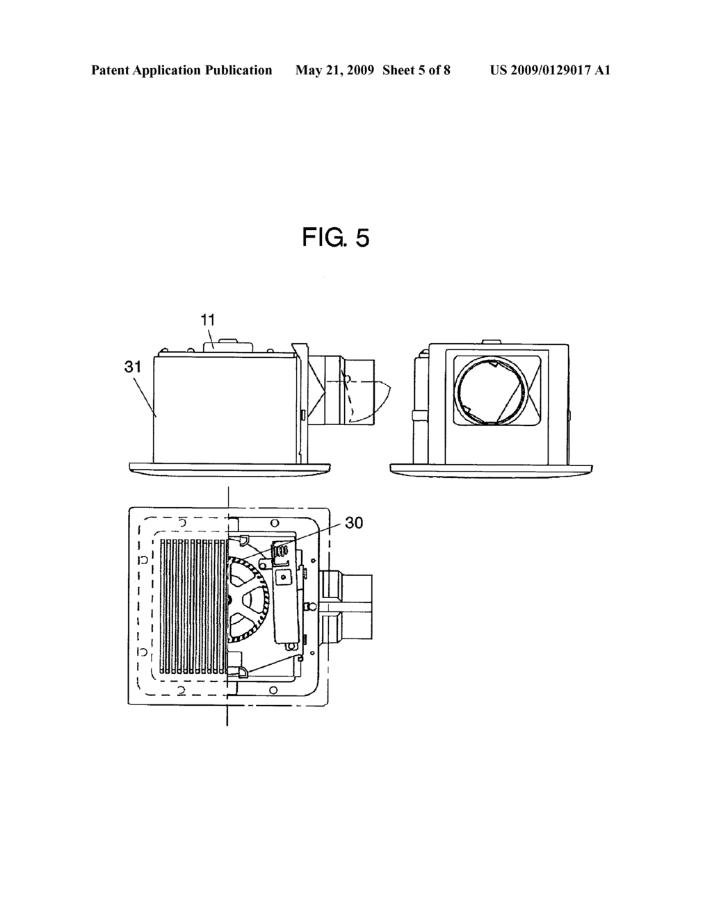 BLOWER AND ELECTRIC DEVICE WITH SUCH BLOWER MOUNTED THEREON - diagram, schematic, and image 06