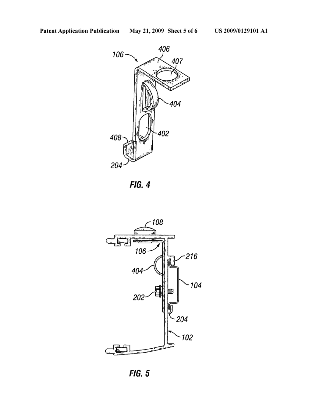 Apparatus and Method for Tool Free Wall Mount Installation of a Luminaire - diagram, schematic, and image 06