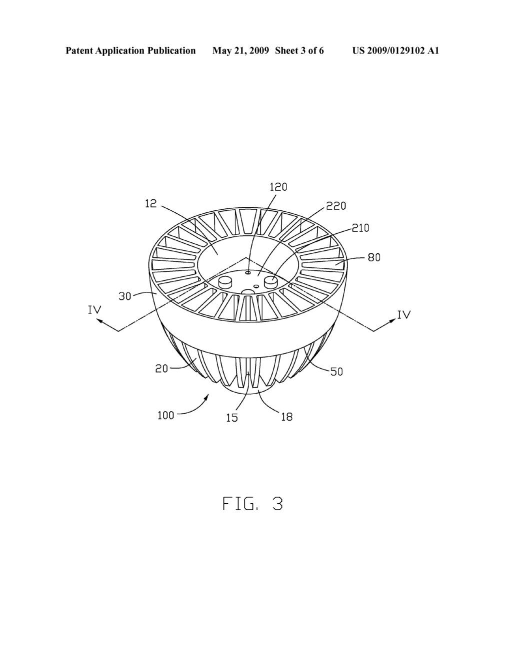 LED LAMP WITH A HEAT SINK - diagram, schematic, and image 04