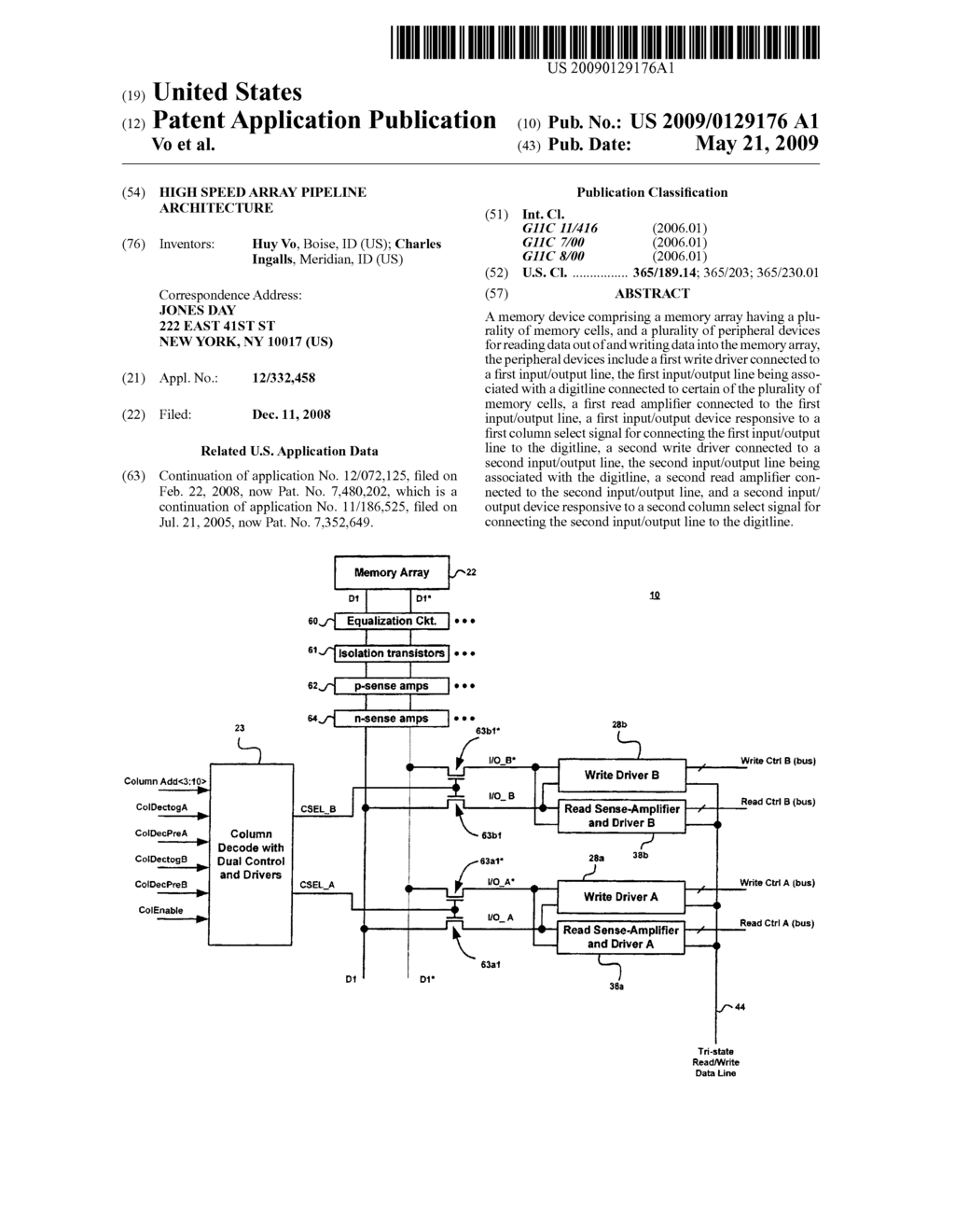 High Speed Array Pipeline Architecture - diagram, schematic, and image 01