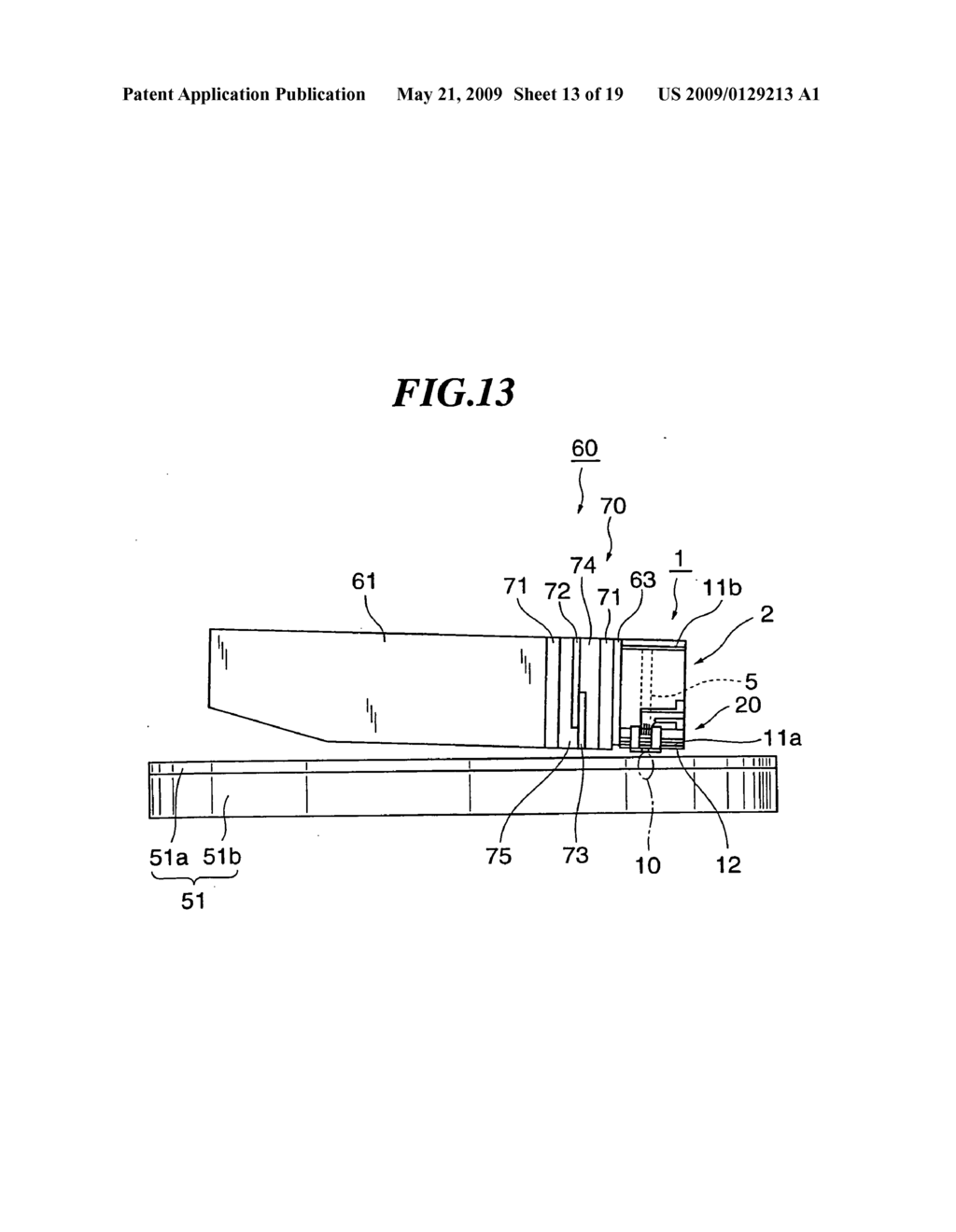 Optically assisted magnetic recording device with semiconductor laser, optically assisted magnetic recording head and magnetic disk device - diagram, schematic, and image 14