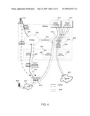 PROVIDING SERVICES TO PACKET FLOWS IN A NETWORK diagram and image