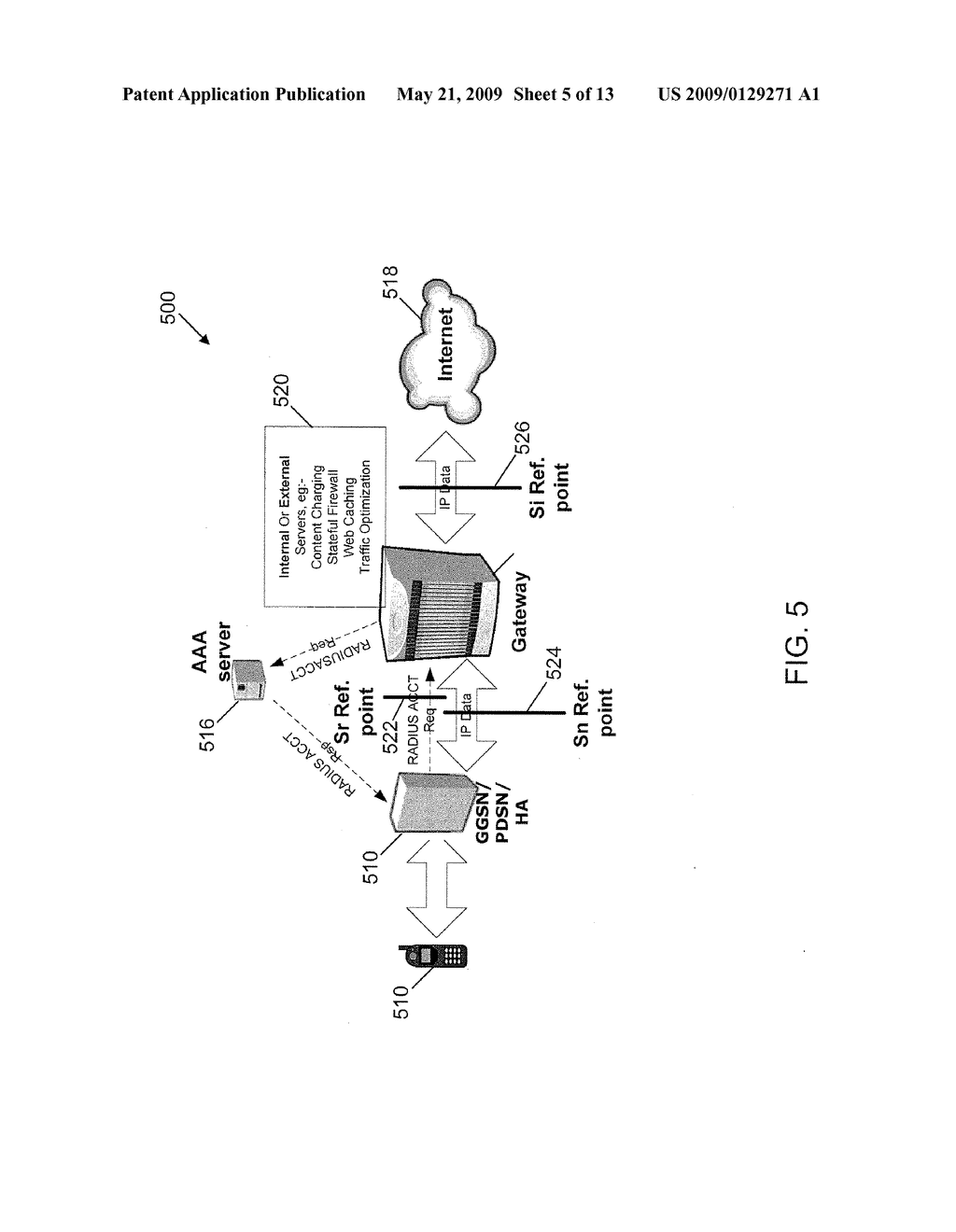 PROVIDING SERVICES TO PACKET FLOWS IN A NETWORK - diagram, schematic, and image 06