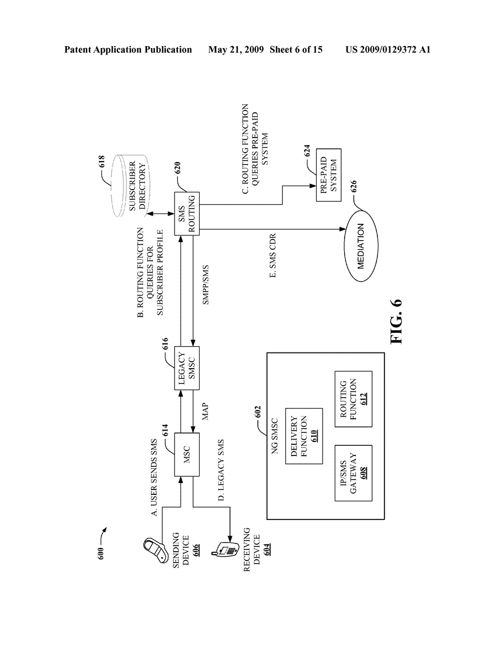 IMS AND SMS INTERWORKING - diagram, schematic, and image 07