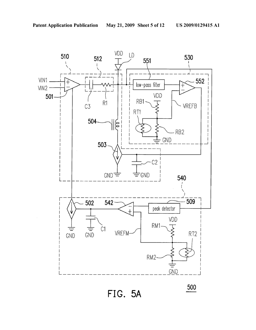 LIGHT TRANSMITTER AND AUTOMATIC POWER CONTROL CIRCUIT THEREOF - diagram, schematic, and image 06