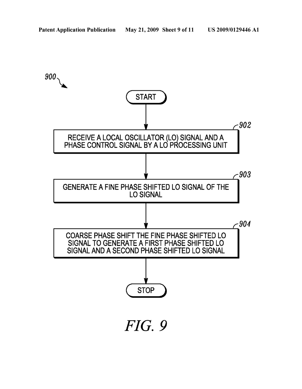 METHOD AND APPARATUS FOR GENERATING PHASE SHIFTED LOCAL OSCILLATOR SIGNALS FOR A FEEDBACK LOOP ON A TRANSMITTER - diagram, schematic, and image 10