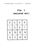 Method of selecting a reference picture diagram and image