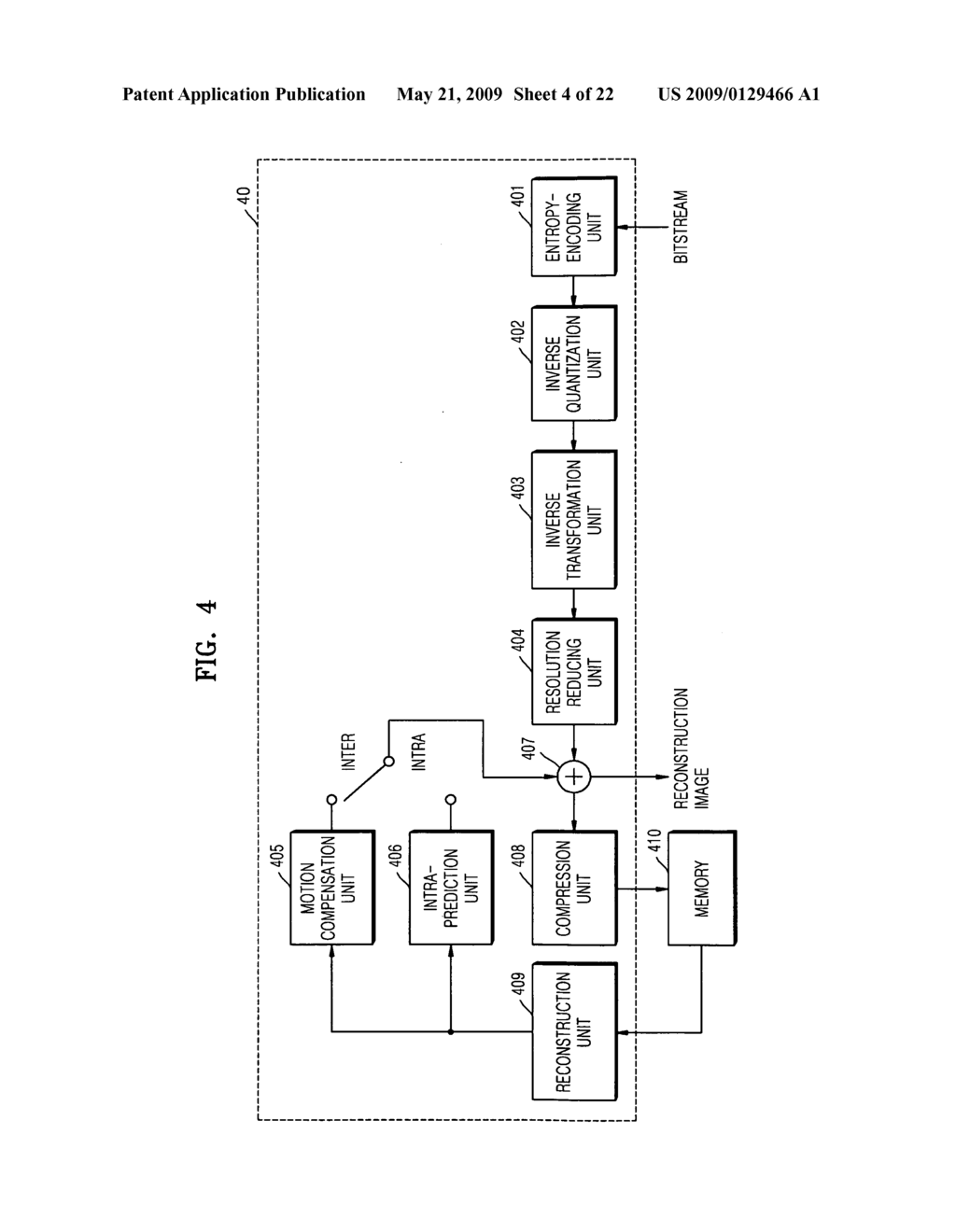 Method, medium, and apparatus efficiently encoding and decoding moving image using image resolution adjustment - diagram, schematic, and image 05