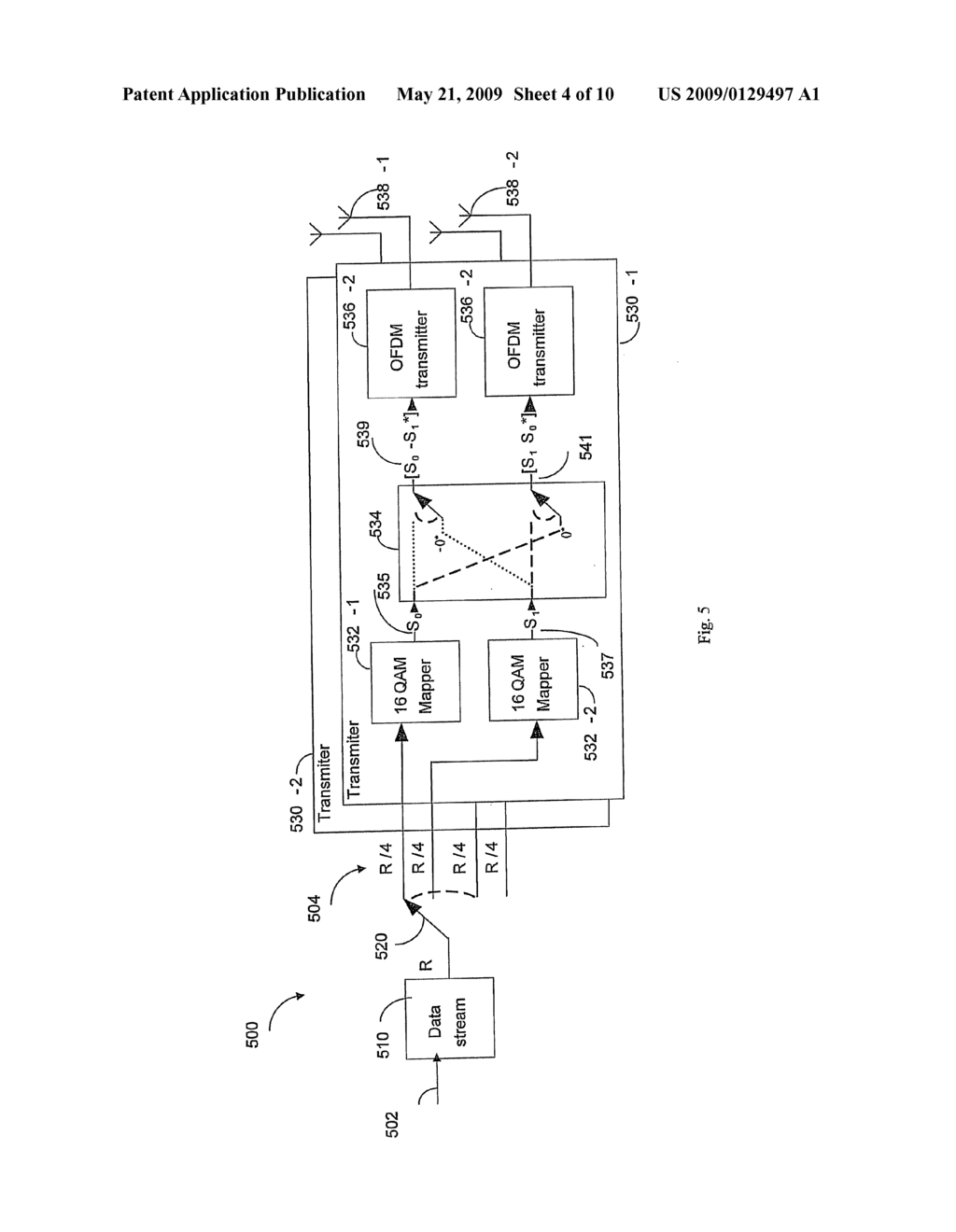 METHOD, DEVICE AND SYSTEM OF MULTI-INPUT-MULTI-OUTPUT WIRELESS COMMUNICATION - diagram, schematic, and image 05