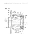 Sensor-equipped bearing for wheel diagram and image