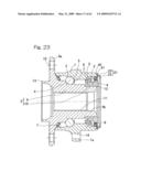 Sensor-equipped bearing for wheel diagram and image