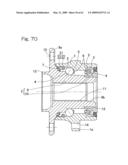 Sensor-equipped bearing for wheel diagram and image