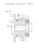 Sensor-equipped bearing for wheel diagram and image