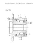 Sensor-equipped bearing for wheel diagram and image