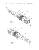 REVERSIBLE FIBER OPTIC STUB CLAMPING MECHANISM diagram and image