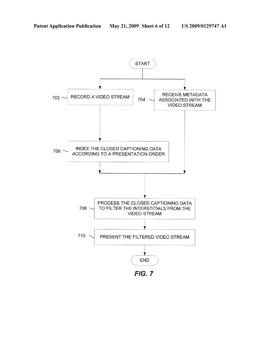 Methods and Apparatus for Displaying Information Regarding Interstitials of a Video Stream - diagram, schematic, and image 07