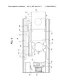 DEVELOPER CONTAINING DEVICE AND IMAGE FORMING APPARATUS INTO/FROM WHICH DEVELOPER CONTAINING DEVICE IS INSTALLED AND REMOVED diagram and image