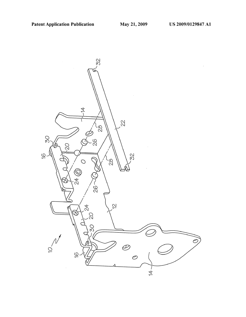 MAGNETIC ATTACHMENT OF PRINTER CUTTER BLADE - diagram, schematic, and image 02