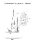 Method and Apparatus For Driving a Pile Into Underwater Substrates diagram and image