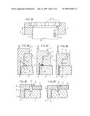 Support Pin Fixed by Staking, and Back Plate for Flat Display Having the Support Pin Installed thereon diagram and image