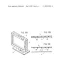 Support Pin Fixed by Staking, and Back Plate for Flat Display Having the Support Pin Installed thereon diagram and image