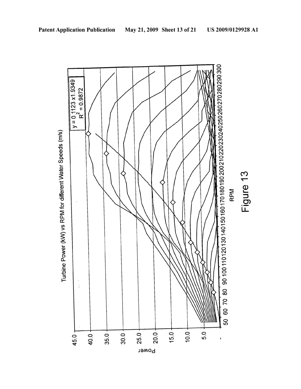 High efficiency turbine and method of generating power - diagram, schematic, and image 14