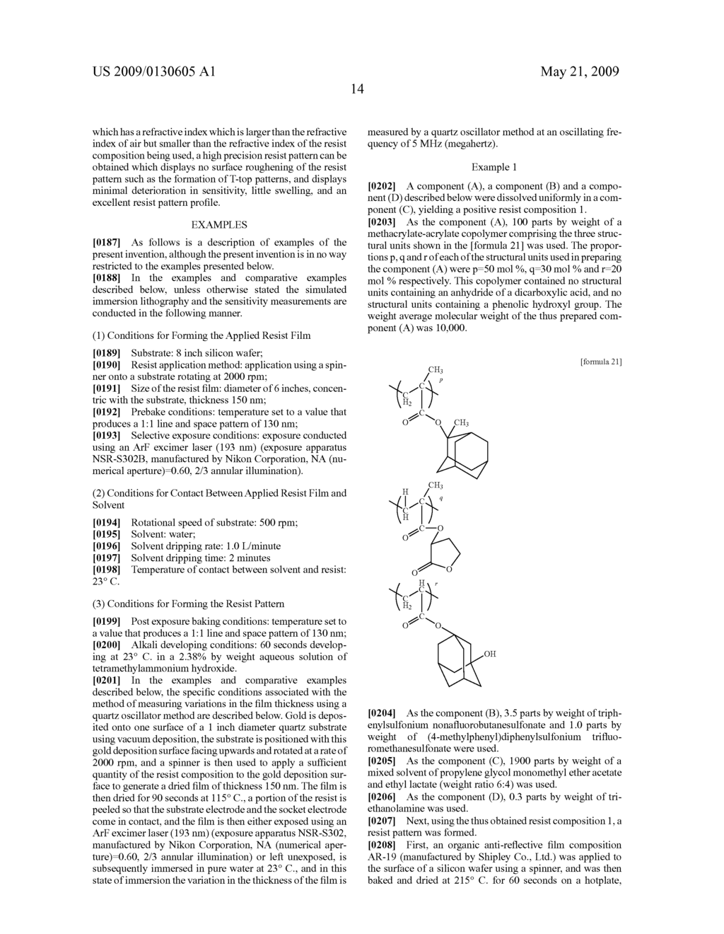 RESIST COMPOSITION - diagram, schematic, and image 20