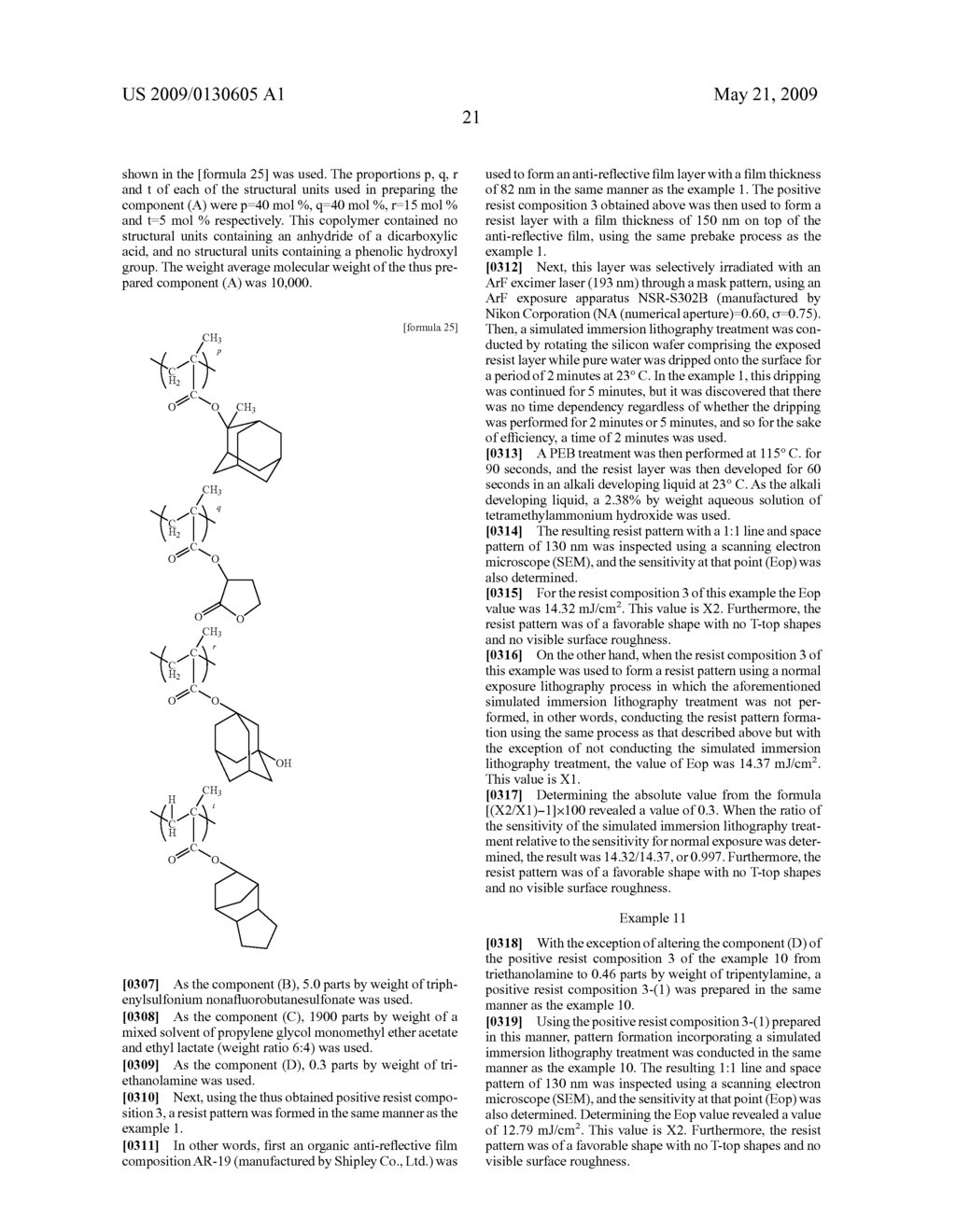 RESIST COMPOSITION - diagram, schematic, and image 27