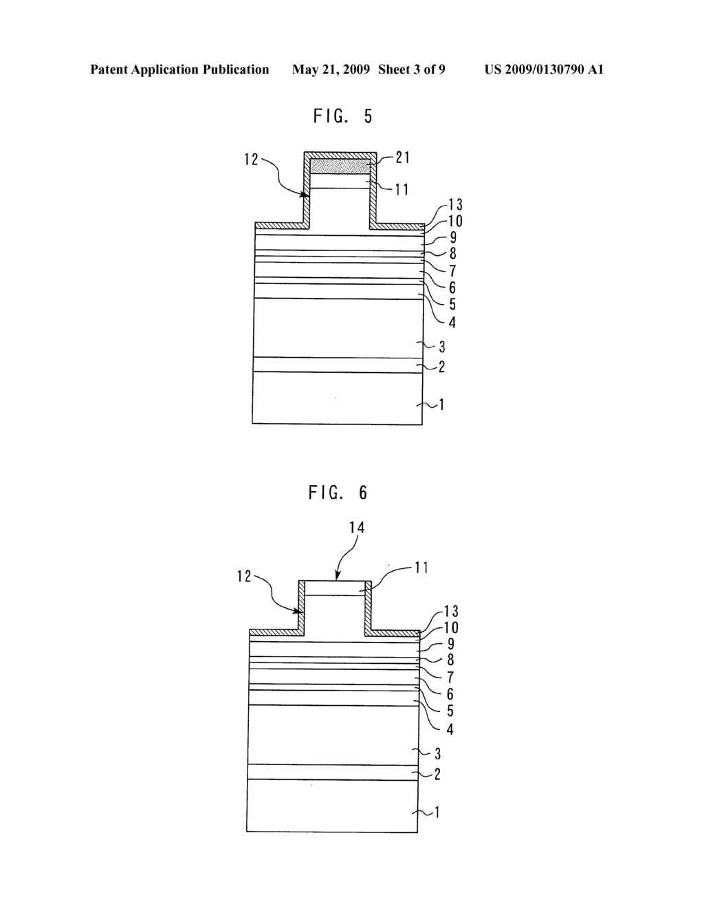 METHOD FOR MANUFACTURING NITRIDE SEMICONDUCTOR LIGHT-EMITTING ELEMENT - diagram, schematic, and image 04