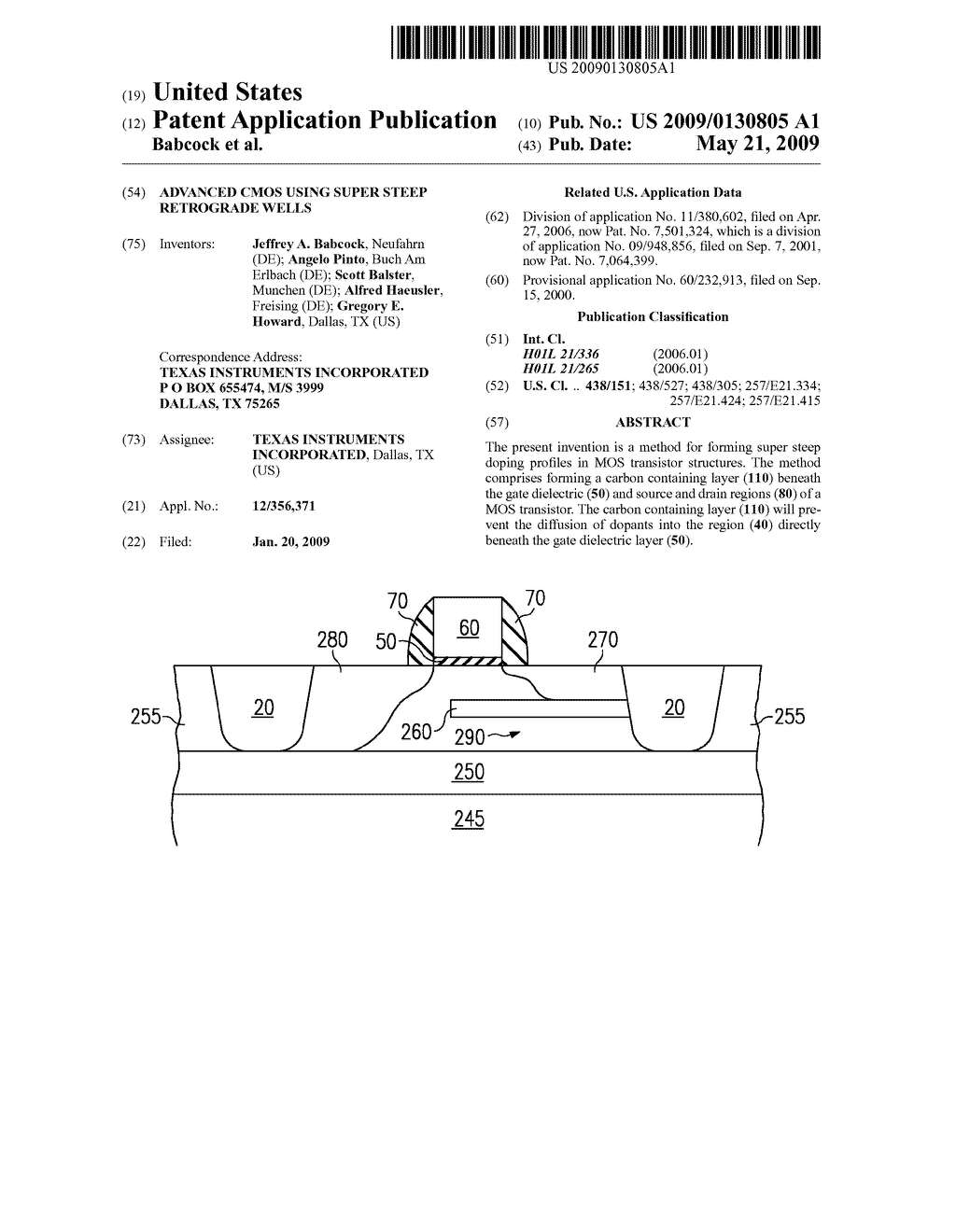 ADVANCED CMOS USING SUPER STEEP RETROGRADE WELLS - diagram, schematic, and image 01