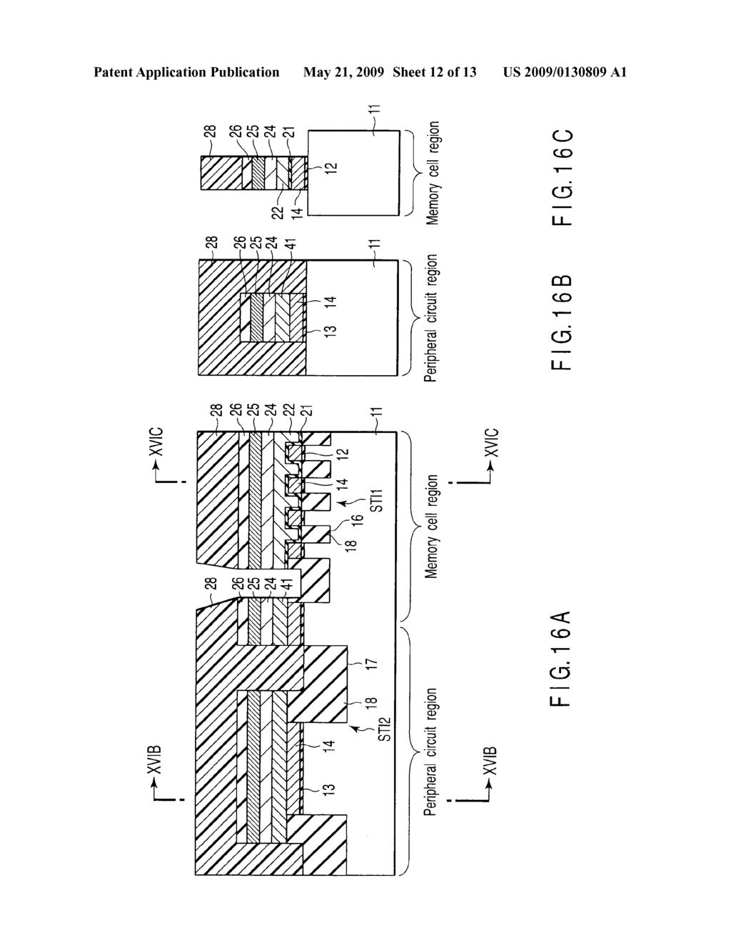 SEMICONDUCTOR MEMORY DEVICE AND METHOD OF MANUFACTURING THE SAME - diagram, schematic, and image 13