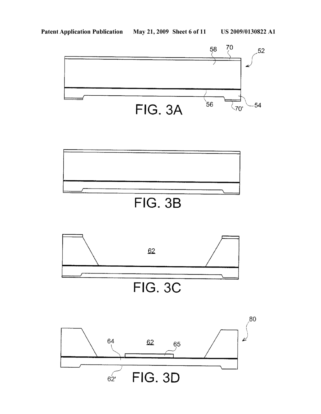 PROCESS FOR COLLECTIVE MANUFACTURING OF SMALL VOLUME HIGH PRECISION MEMBRANES AND CAVITIES - diagram, schematic, and image 07