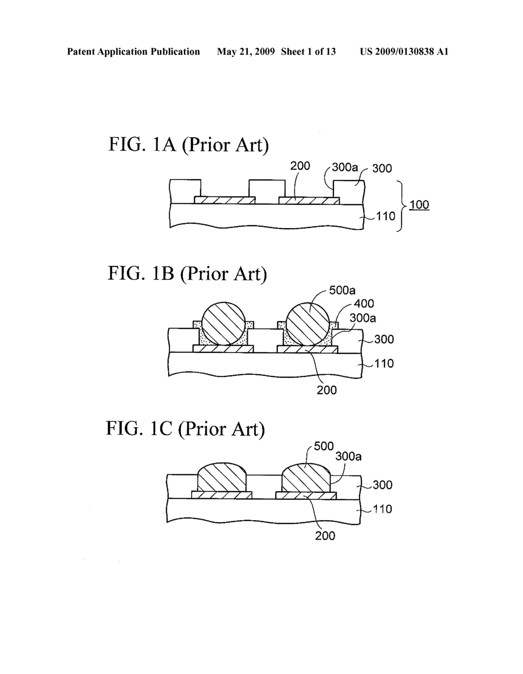 METHOD OF FORMING CONDUCTIVE BUMPS - diagram, schematic, and image 02