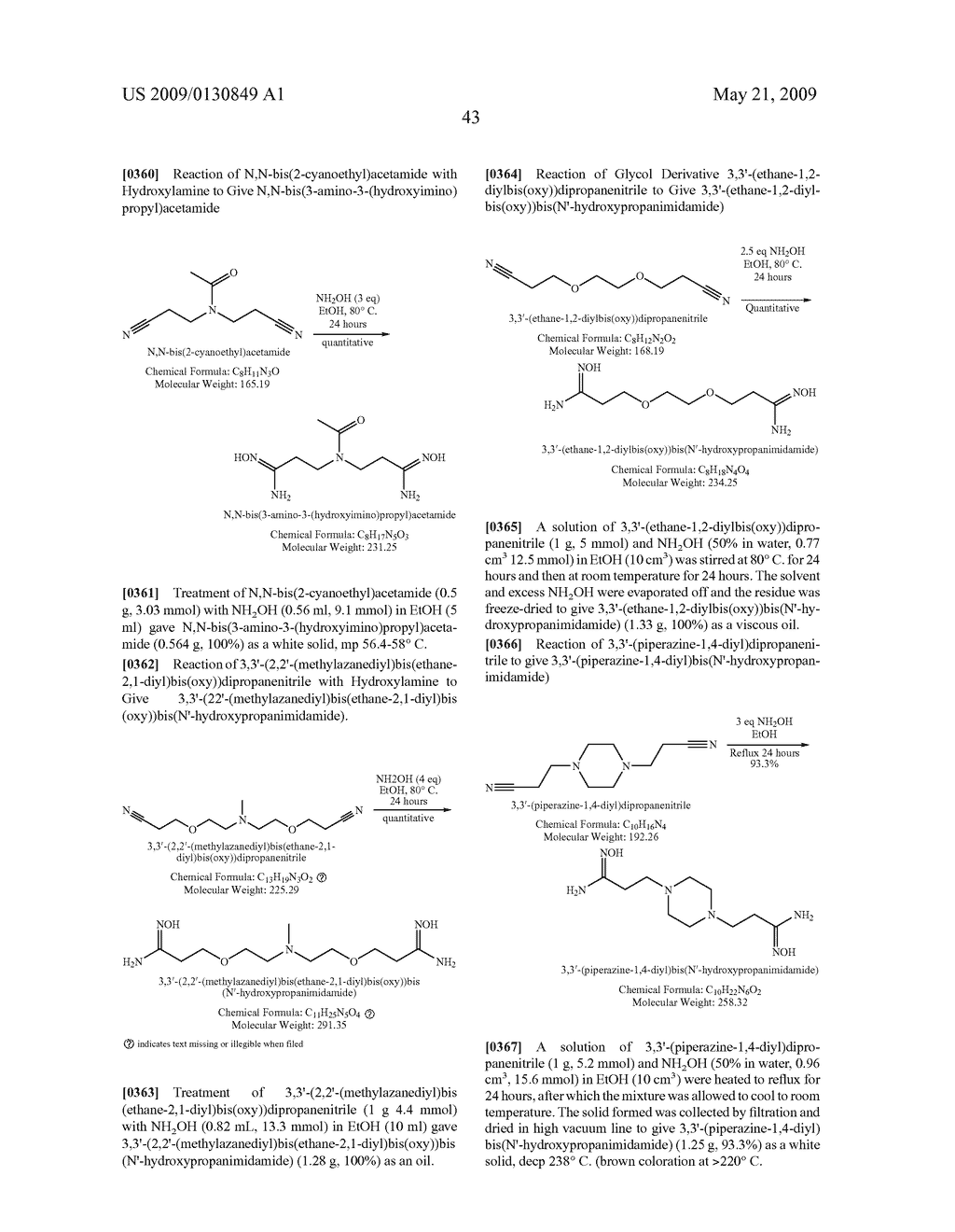 CHEMICAL MECHANICAL POLISHING AND WAFER CLEANING COMPOSITION COMPRISING AMIDOXIME COMPOUNDS AND ASSOCIATED METHOD FOR USE - diagram, schematic, and image 46