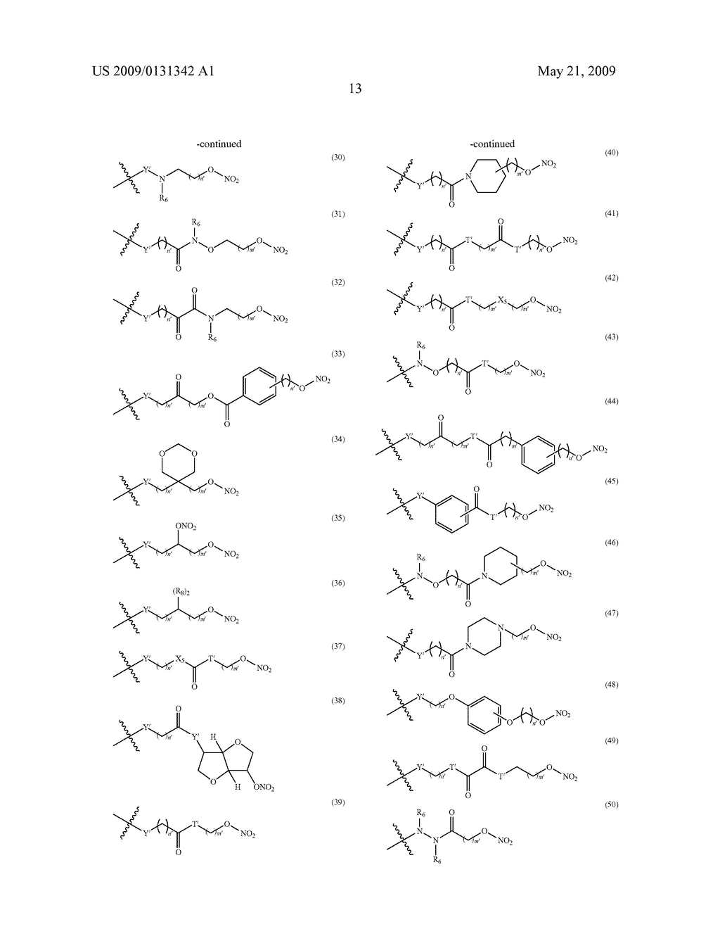 Nitrosated and/or nitrosylated compounds, compositions and methods of use - diagram, schematic, and image 14