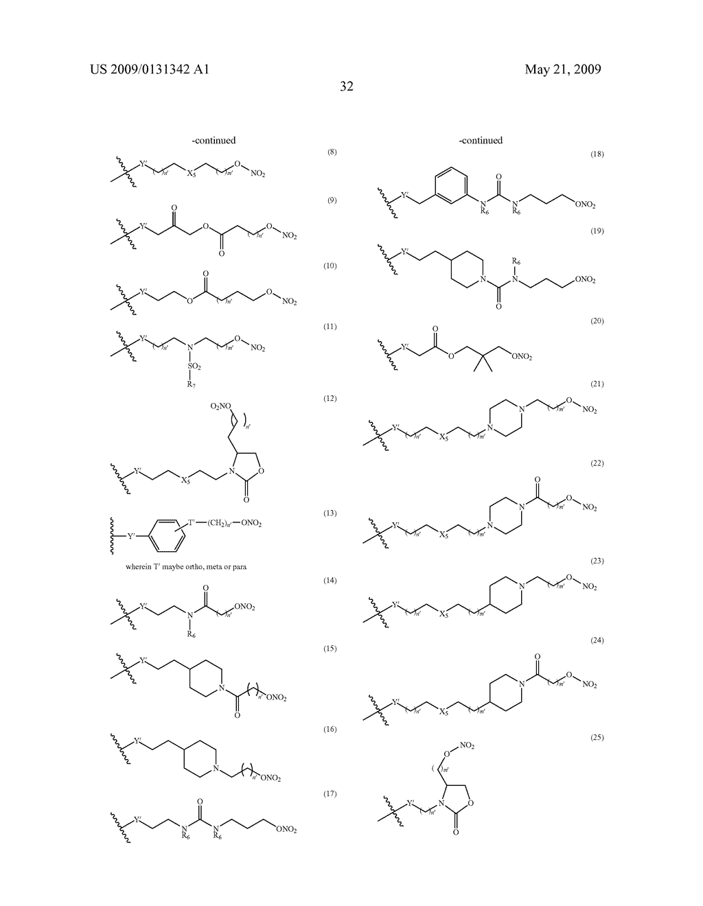 Nitrosated and/or nitrosylated compounds, compositions and methods of use - diagram, schematic, and image 33